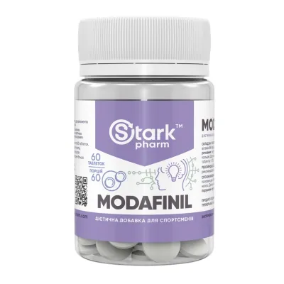 Стимулятор для концентрації Modafinil 100mg - 60 таблеток (оптимізація мислення модафініл)
