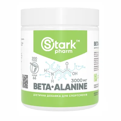 Бета-аланин Stark Pharm (Beta-Alanine) - 200 г, клубника мята