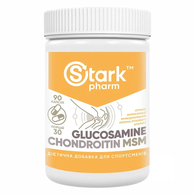 Глюкозамин Swanson (Glucosamine Chondroitin MSM) - 90caps, для суставов и кожи