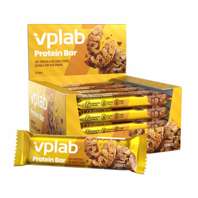 Протеїнові батончики, Protein Bar - 16x45g Cookies