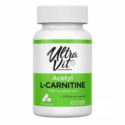 Л-Карнітин, Acetyl-L-Carnitine - 60 caps