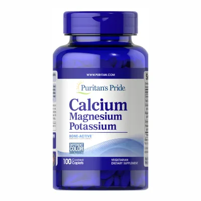 Кальцій, Магній і Калій, Calcium Magnesium and Potasium - 100 caps