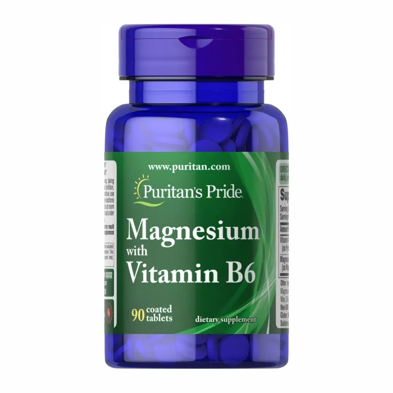 Магний Витамин Б6, Magnesium Vitamin B6 - 90tab