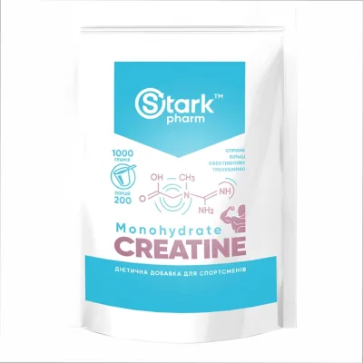 Креатин Stark Pharm — 1000 г, для сили та тренувань
