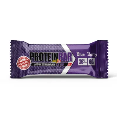 Протеїнові батончики, Power Pro 36% Sugar Free - 20x60g Blue berry