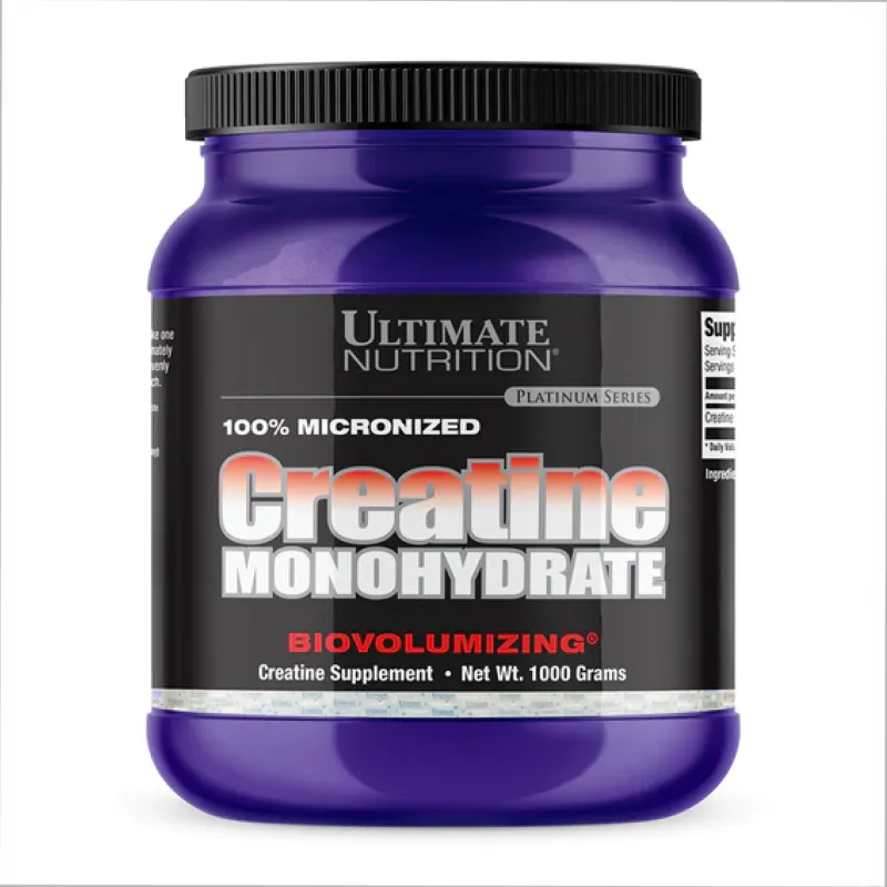 Креатин моногідрат Ultimate Nutrition — 1000 г, для сили та тренувань