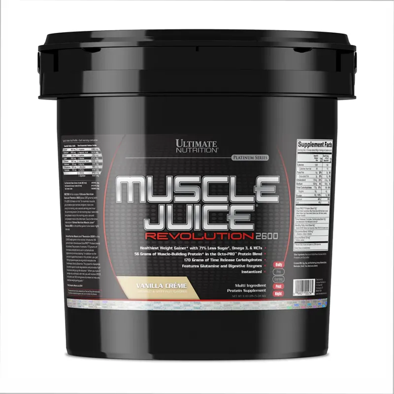 Гейнер, Muscle Juice Revolution 2600 - 5040g Vanilla Creme