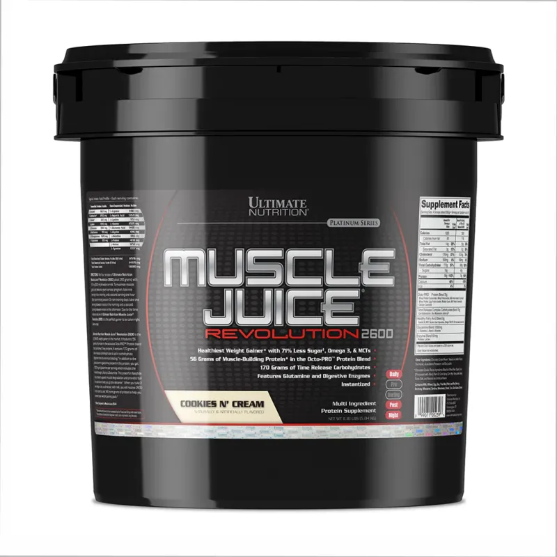 Гейнер, Muscle Juice Revolution 2600 - 5040g Cookies Creme