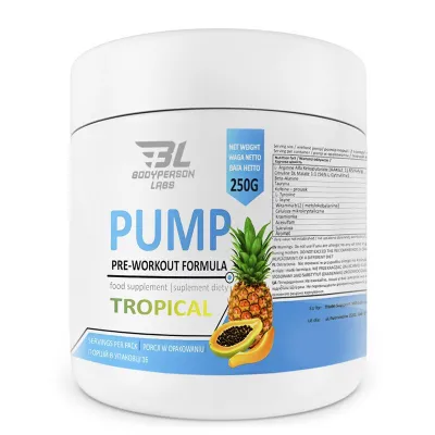 Передтренувальний комплекс, Pre-Workout Formula - 250g Tropical