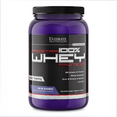 Сироватковий протеїн, Prostar Whey 2lb - 907g Rum Raisin