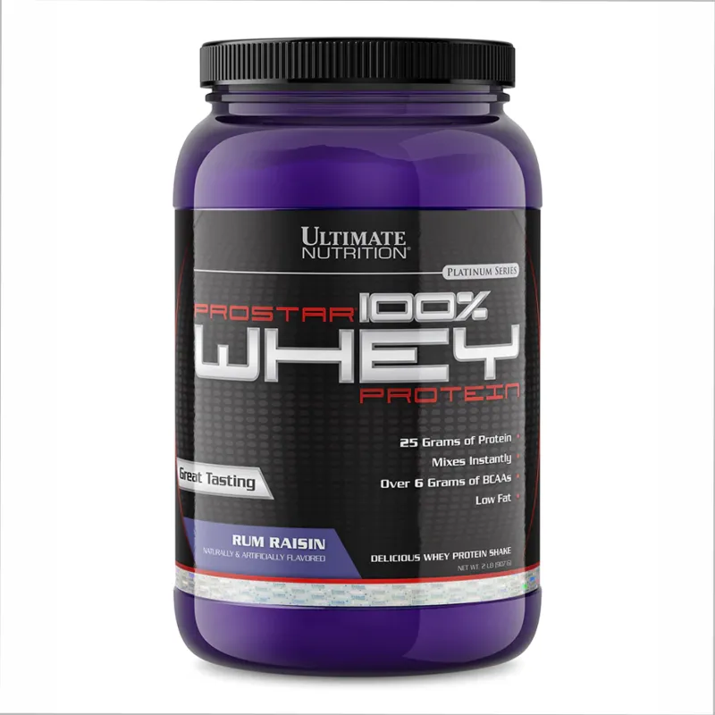 Сывороточный протеин, Prostar Whey 2lb - 907g Rum Raisin