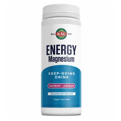 Магний малат, Energy Magnesium 325mg - 14.3oz Raspberry Lemonade