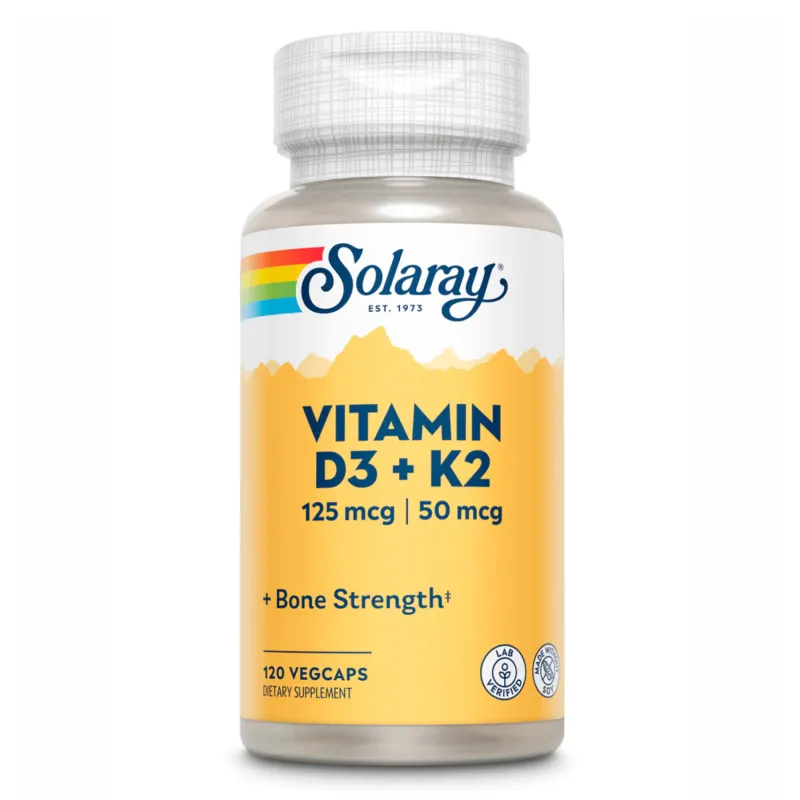 Вітамін Д3 з К2, Vitamin D-3 & K-2 - 120 капсул