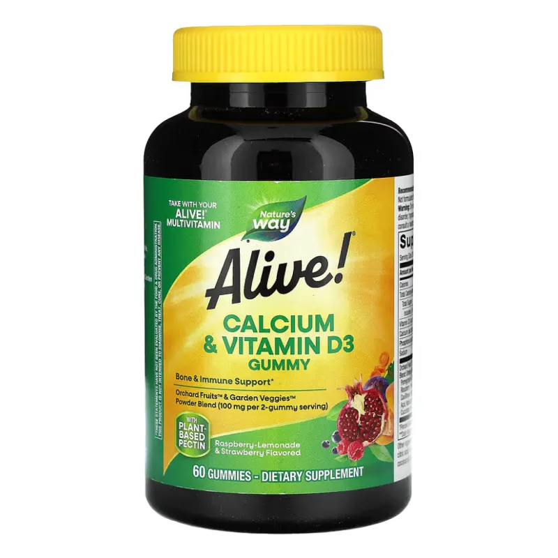 Кальцій+ Вітамін Д3, Calcium + D3 Gummy 60 ct (HFS)