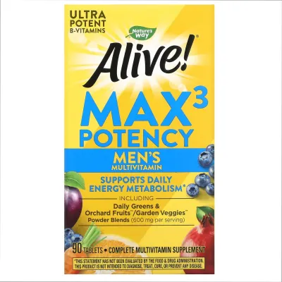 Мультивітамінний комплекс для чоловіків, Max3 Men's - 90 tabs
