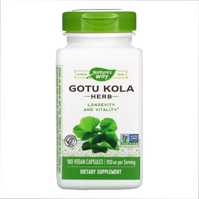 Листя Готу Коли, Gotu Kola Herb - 180 vcaps
