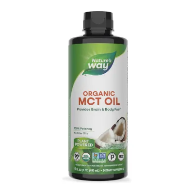 Органическое масло, 100% Organic MCT Oil - 16 oz