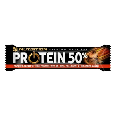 Протеїновий батончик GoOn Nutrition (Bar 50%) — 24×40 г, печиво-крем