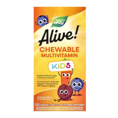 Мультивітаміни для дітей, Kids Chewable Multivitamin - 120 tabs Orange and Berry