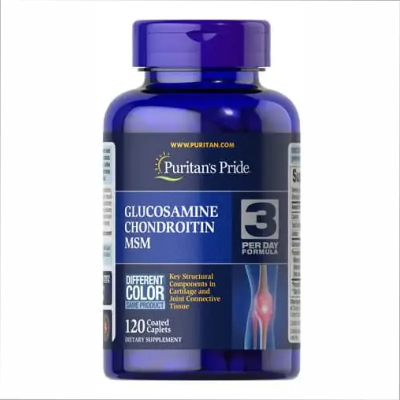 Глюкозамин Хондроитин МСМ, Glucosamine Chondroitin MSM Double Strength - 120 caps