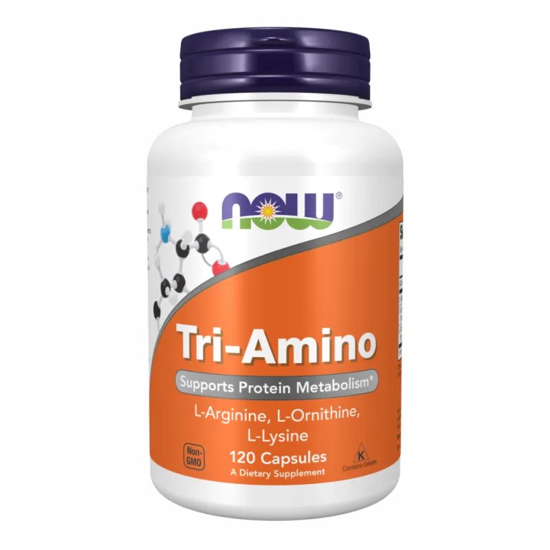 Амінокислоти Now Foods (Tri-Amino) — 120 капсул