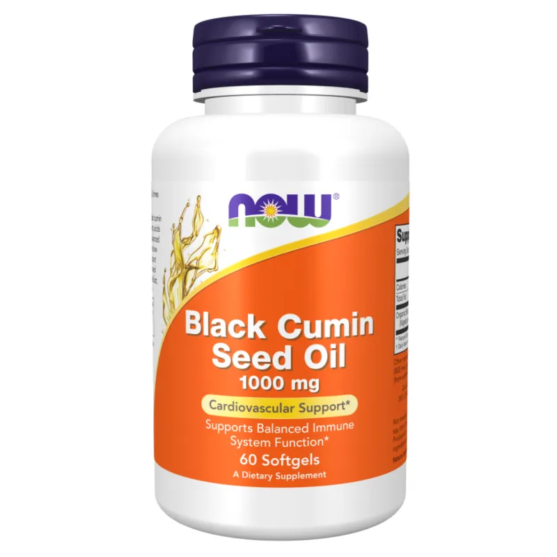 Олія чорного кмину, Black Cumin Seed Oil - 1,000mg - 60 sgels