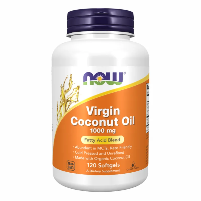 Нерафинированное кокосовое масло, Coconut Oil 1000mg - 120 sgels