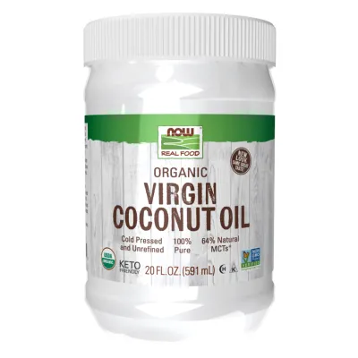 Органическое кокосовое масло, Organic Coconut Oil Virgin - 20 oz