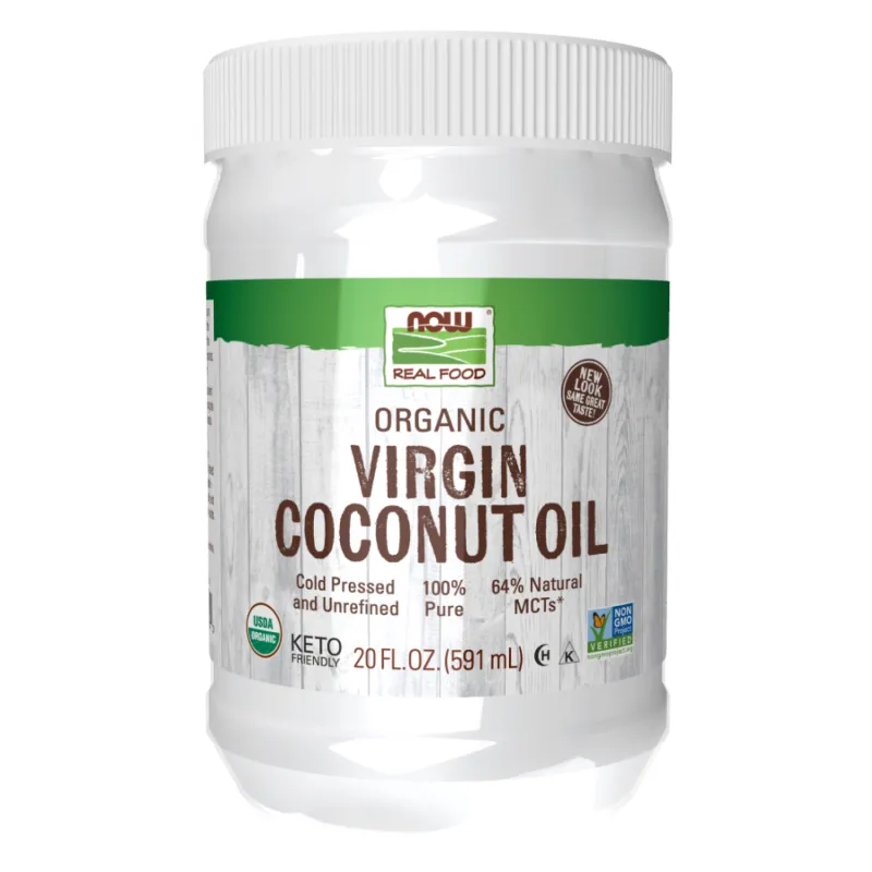 Органічна кокосова олія, Organic Coconut Oil Virgin - 20 oz