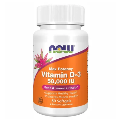 Вітамін Д3, Vitamin D-3 50,000 IU - 50 softgels