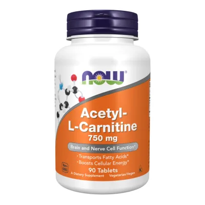 Ацетил Л-Карнитин, Acetyl L-Carnitine 750mg - 90 tabs