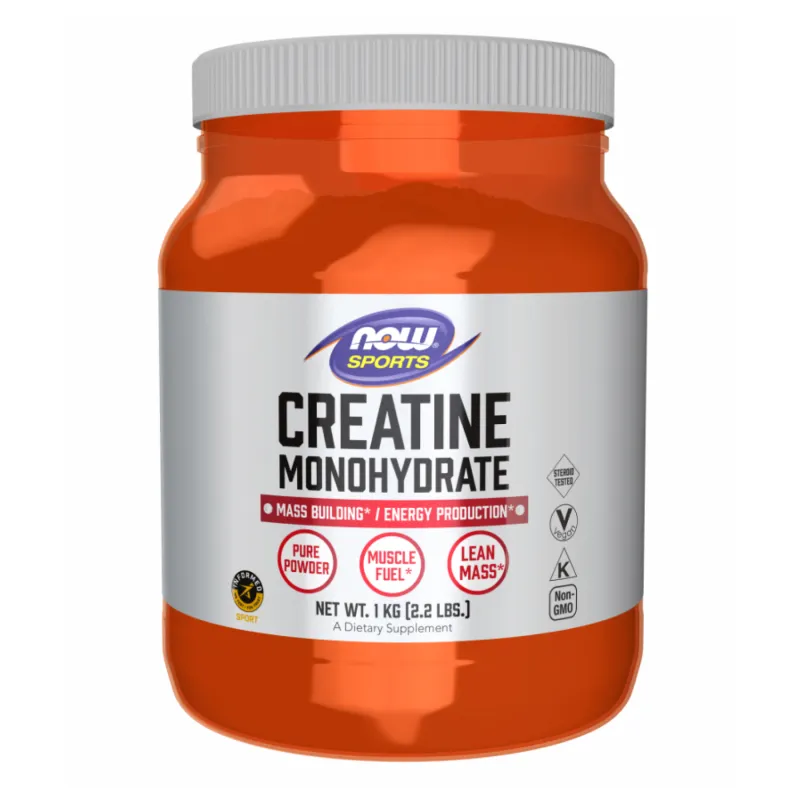 Креатин Now Foods (Powder Pure 2.2 lbs) — 1000 г, для сили та тренувань