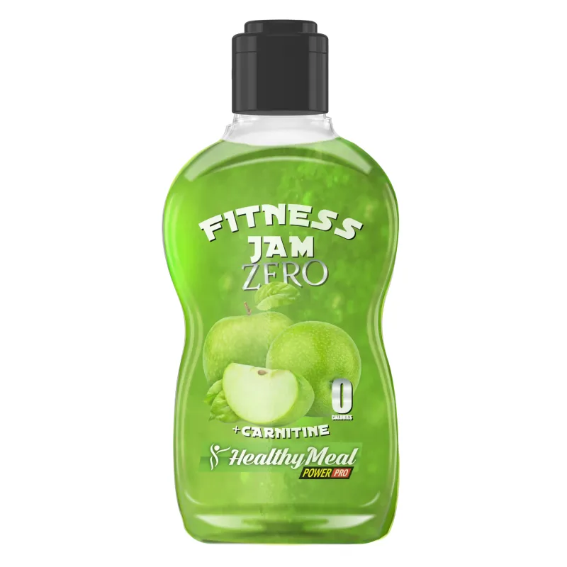 Фитнес Джем с Л-Карнитином, Fitnes Jam Sugar Free + L Carnitine - 200g Green Apple