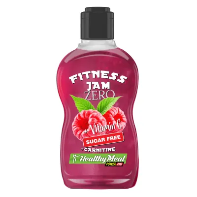 Фітнес Джем з Л-Карнітином, Fitnes Jam Sugar Free + L Carnitine - 200g Rapsberry