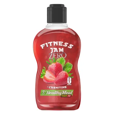 Фітнес Джем з Л-Карнітином, Fitnes Jam Sugar Free + L Carnitine - 200g Strawberry