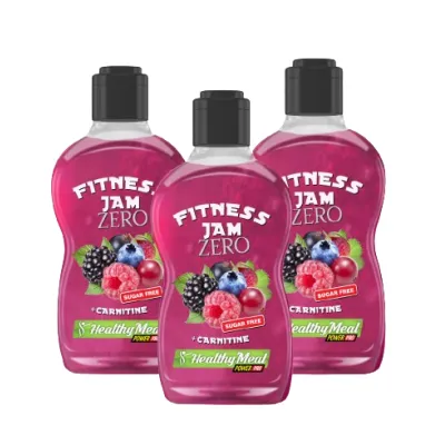 Фітнес Джем з Л-Карнітином, Fitnes Jam Sugar Free + L Carnitine - 200g Forest Fruit