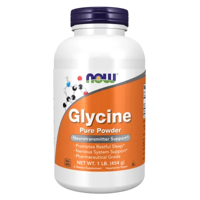 Аминокислота Глицин в порошке, Glycine Pure Powder - 454g (1lb)