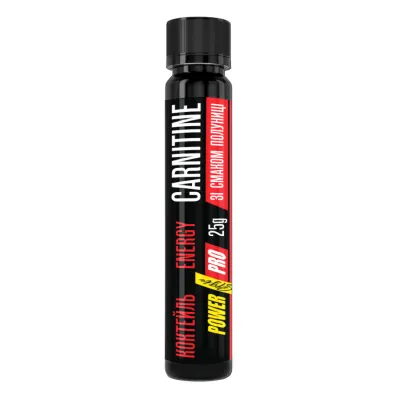 Л-Карнітин, Shot Carnitine Energi - 20x25 Strawberry