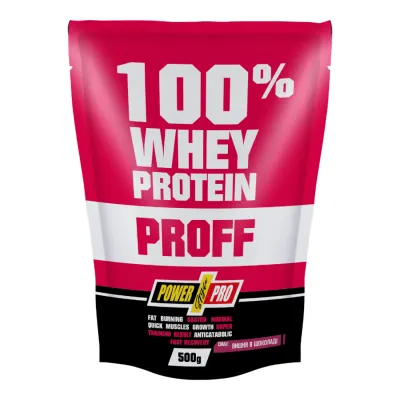 Протеїн, 100% Whey Protein Proff - 500g Chocolate Cherry
