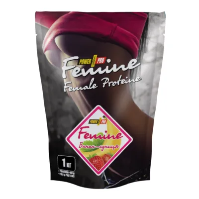 Жіночий протеїн, Femine Protein - 1000g Banan-Wild Strawberry