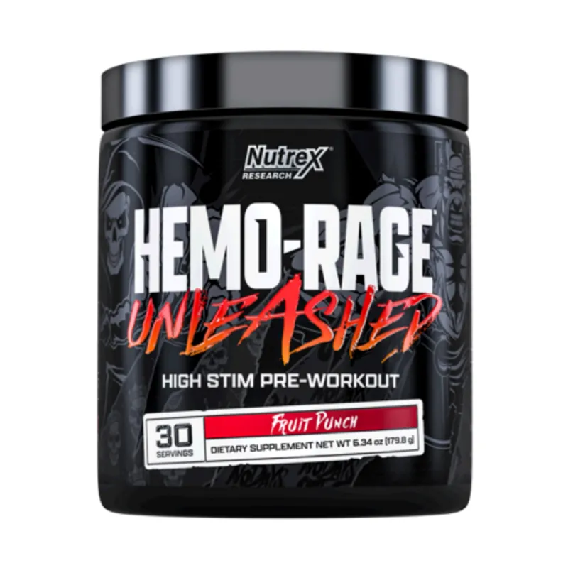 Предтренировочный комплекс, Hemo-Rage Unleashed - 30srv