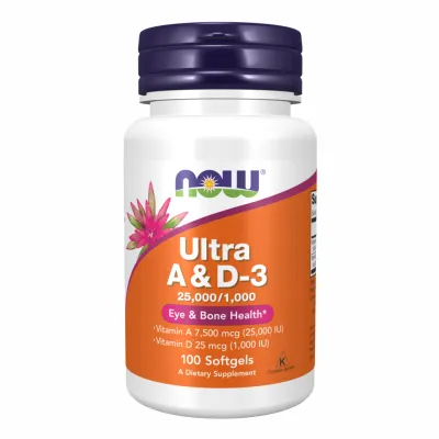 Витаминный комплекс, Ultra A & D 25000/1000 - 100 sgels