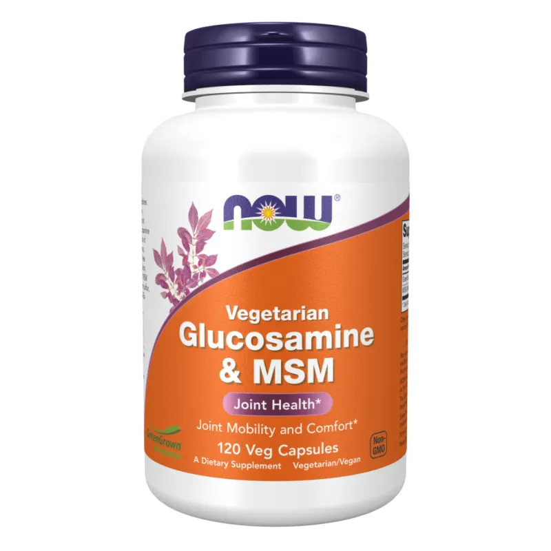 Вегетарианский комплекс с Глюкозамином и МСМ, Veg Glucosamine & MSM 500/500 - 120 vcaps