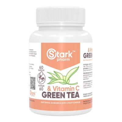 Антиоксидантный комплекс, Stark Green Tea Vit C - 60 caps