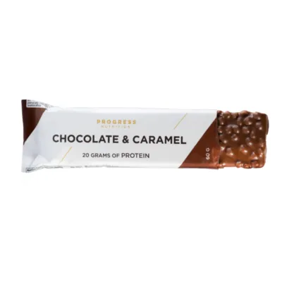 Протеїновий батончик Progress Nutrition (Bar) — 12×60 г, шоколад-карамель