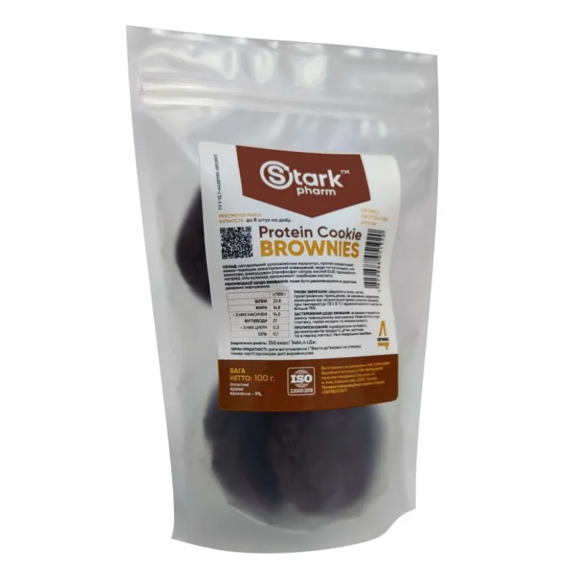 Протеїновий батончик Stark Pharm (Cookie) — 100 г, brownies