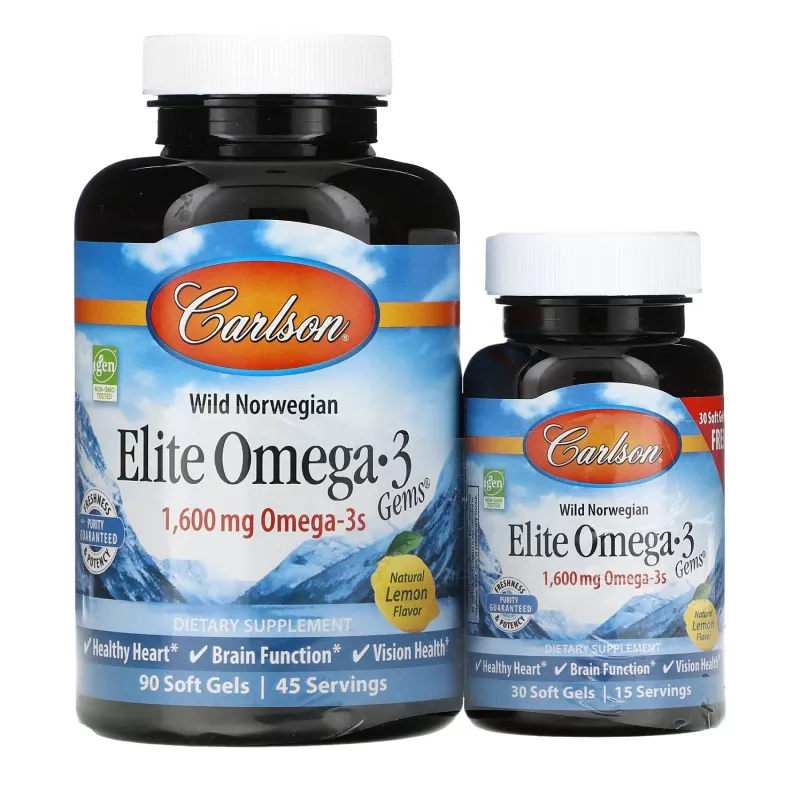 Елитная Омега 3, Elite Omega-3 Gems - 90+30 softgels