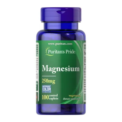 Магній, Magnesium 250mg - 200 caps