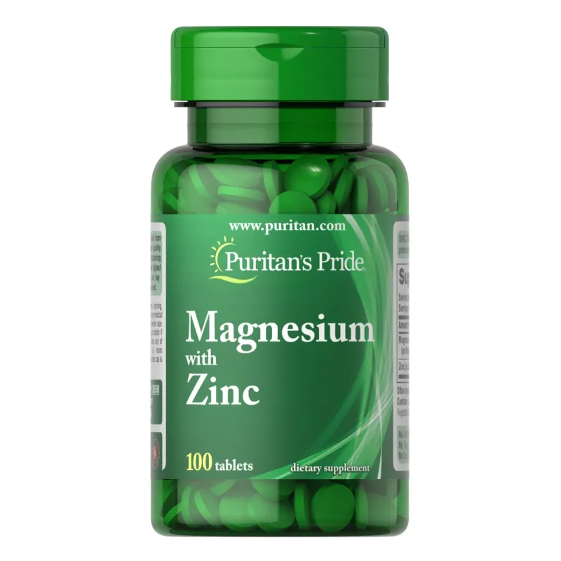 Магний с Цинком, Magnesium with Zinc - 100 tabs