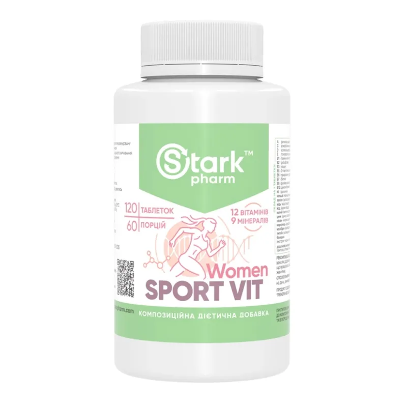 Спортивные витамины для женщин, Stark Sport Vit Women - 120tabs